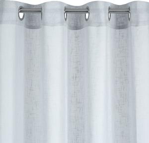 Dekorační záclona s kroužky LEXA stříbrná 140x250 cm (cena za 1 kus) MyBestHome