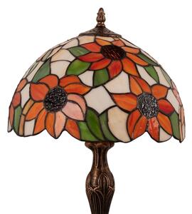 Brilagi - Tiffany vitrážová stolní lampa SUNFLOWER 1xE27/60W/230V