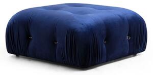 Hanah Home Taburet Bubble 95 cm samet modrý