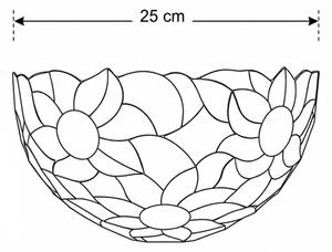 Brilagi - Tiffany vitrážové nástěnné svítidlo SUNFLOWER 1xE14/40W/230V