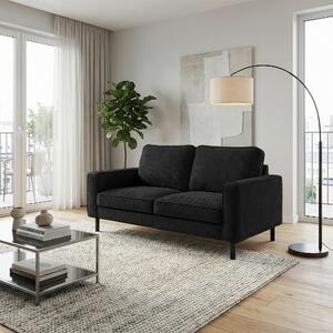 DVOUMÍSTNÁ POHOVKA, textil, černá Livetastic - Pohovky, Online Only