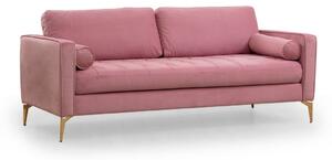 Hanah Home Třímístná pohovka Rome 215 cm růžová