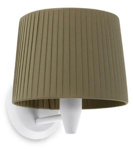FARO SAMBA bílá/skládaná zelená nástěnná lampa