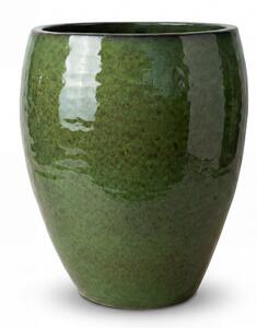 Keramický květináč Poseidon2 - Tropicky zelená L: 36 x 43 cm