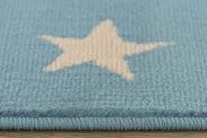 Associated Weavers Kusový koberec KIDS 533752/95822 Hvězdy modrý Rozměr: 100x150 cm