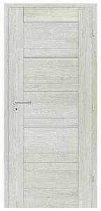 Classen Lukka Interiérové dveře rámové, 60 P, 646 × 1985 mm, fólie, pravé, dub šedý, plné