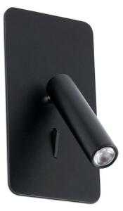 FARO SUAU LED zapuštěné nástěnné svítidlo, černá