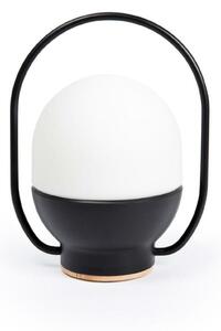 FARO TAKE AWAY LED, černá přenosná stolní lampa