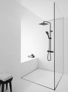 TUANA - Nástěnný sprchový set Tores - černá matná - 114 cm