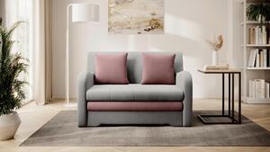 ROZKLÁDACÍ POHOVKA, textil, růžová, světle šedá MID.YOU - Rozkládací pohovky, Online Only
