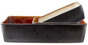 Bitz Sada zapékacích misek (2 ks) Black/Amber