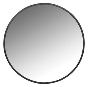 Villa Collection Kulaté zrcadlo s kovovým rámem Vardo Black 60 cm