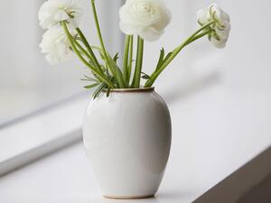Bitz Kameninová váza 20 cm Cream