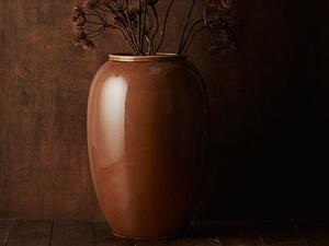 Bitz Kameninová váza 50 cm Amber