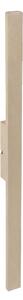 Nástěnné svítidlo Lennart Beige béžové 18 W – Hnědá