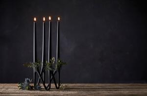 Morsø Svícen ROOTS Black (na 4 svíčky)