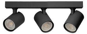 Přisazené bodové svítidlo Exo Line černé 3x 50 W – Černá (AZ7219)