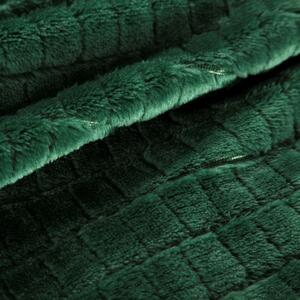 Deka - přehoz na pohovku z mikrovlákna DASHA 200x220 cm zelená Mybesthome