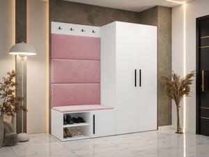 Předsíňová sestava Hekurt I, Barva: bílá, Barva látek:: Manila 09 5903211431746