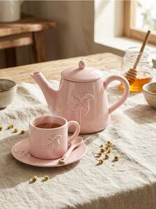 Sinsay - Šálek s podšálkem - pastelová růžová