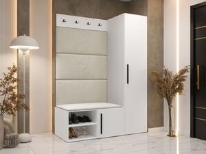 Předsíňová sestava Hekurt II, Barva: bílá, Barva látek:: Manila 02 5903211432057