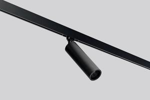 Kolejnicové svítidlo Delta Pavo Super Slim černé 7 W – Černá