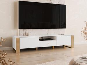 Moderní TV skříňka Nalker 2K1SZ, Barva: bílá 5903211436338