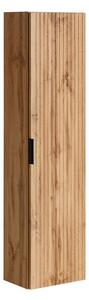 Vysoká závěsná koupelnová skříňka Adel Dub (ADEL OAK 80-01-B-1D)