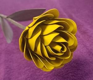 Kovová pivoňka barevná