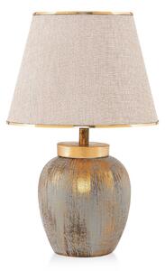 Opviq Stolní lampa Casypo krémová/zlatá