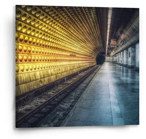 Sablio Obraz Pražské metro - 50x50 cm