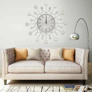325165 Wall Clock Silver 40 cm Metal 325165