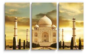 Sablio Obraz - 3-dílný Taj Mahal - 120x80 cm