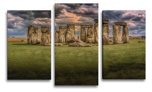Sablio Obraz - 3-dílný Stonehenge - 75x50 cm