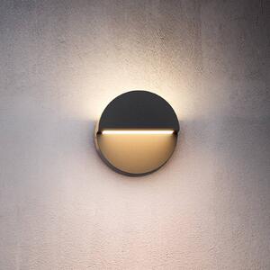 Philips LED venkovní nástěnné svítidlo Valor UE, antracit, hliník, IP44, Černá, Hliník, Moderní, Nástěnné bodové svítidlo