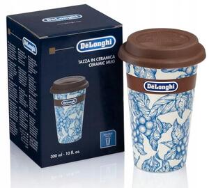 De'Longhi Skleničky na cappuccino set 2 ks 0,19 l blue flower