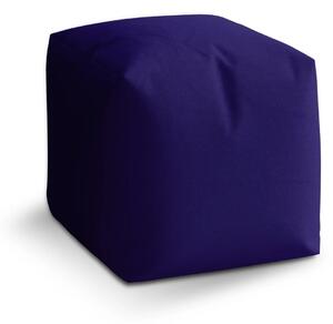 Sablio Taburet Cube Fialová - 40x40x40 cm