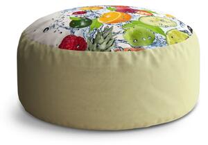 Sablio Taburet Circle Ovoce: 38x48 cm
