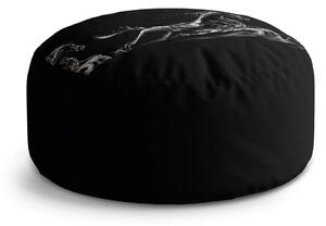 Sablio Taburet Circle Vodní kůň: 38x48 cm
