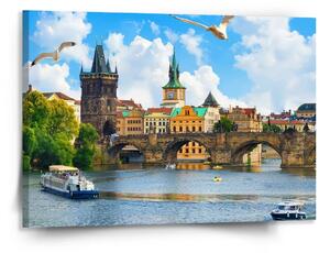 Sablio Obraz Praha Karlův most 2 - 150x110 cm
