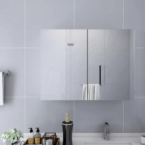 Koupelnová zrcadlová skříňka bílá 80 x 15 x 60 cm MDF 325186