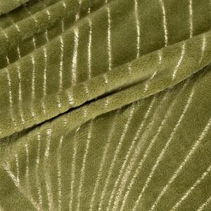 Deka z mikrovlákna BLANCO olivová 150x200 cm Mybesthome