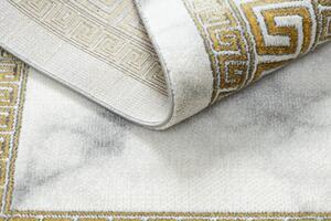 Makro Abra Kusový koberec EMERALD 1011 Luxusní Řecký vzor krémový zlatý Rozměr: 200x290 cm