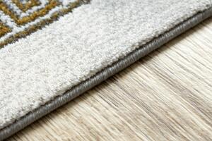 Makro Abra Kusový koberec EMERALD 1011 Luxusní Řecký vzor krémový zlatý Rozměr: 240x330 cm