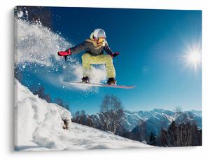 Obraz - Snowboardista (70x50 cm)