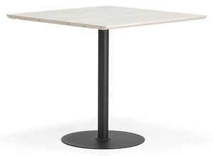 AJ Produkty Barový stůl METRIC, rozšiřující díl, 1000x1000x900 mm, černá/jasan