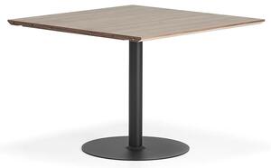 AJ Produkty Stůl METRIC, rozšiřující díl, 1000X1000x720 mm, černá/ořech