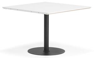 AJ Produkty Stůl METRIC, rozšiřující díl, 1000X1000x720 mm, černá/bílá