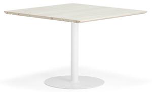 AJ Produkty Stůl METRIC, rozšiřující díl, 1000X1000x720 mm, bílá/jasan