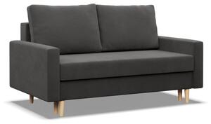Dvoumístná pohovka BLANK Comfort rozkládací, šedá